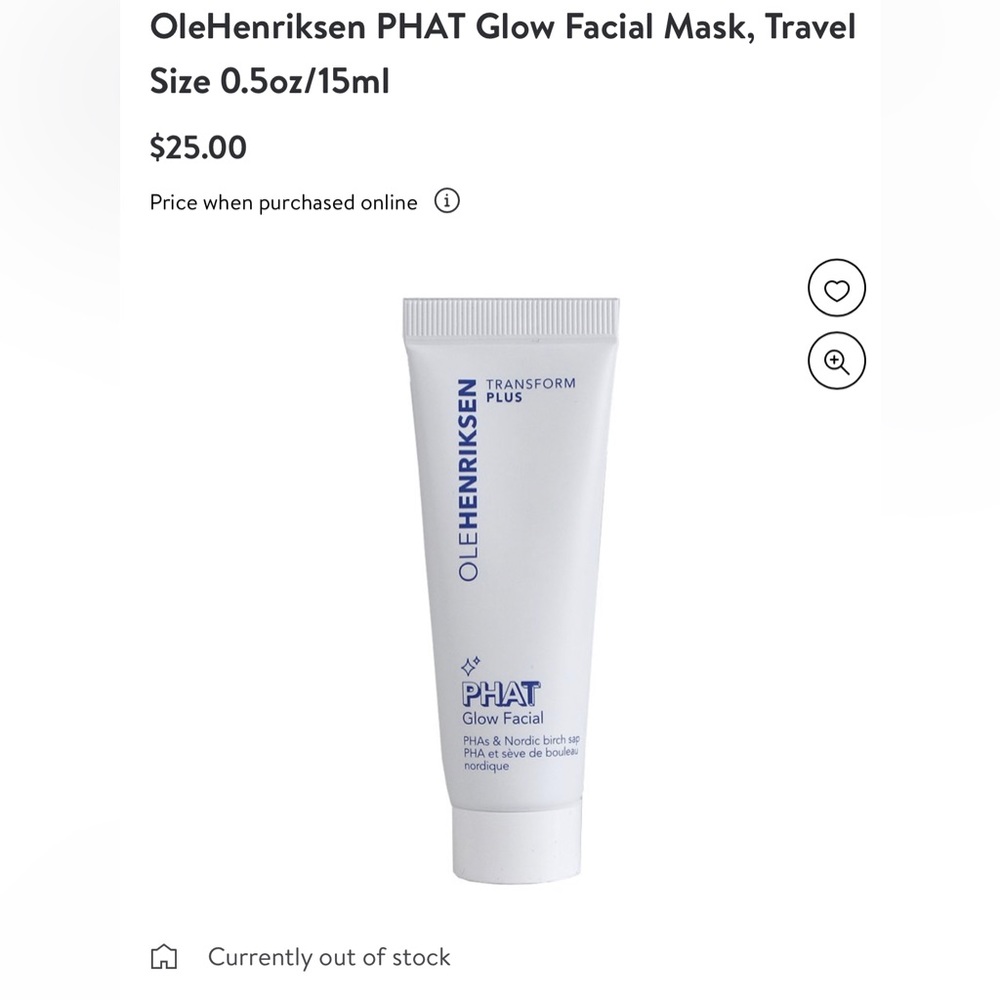 Ole HENRIKSEN PHAT Glow Facial Mask